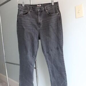 Kirkland High Waisted Jeans Throwback‎ Black Charcoal Denim Sz 12